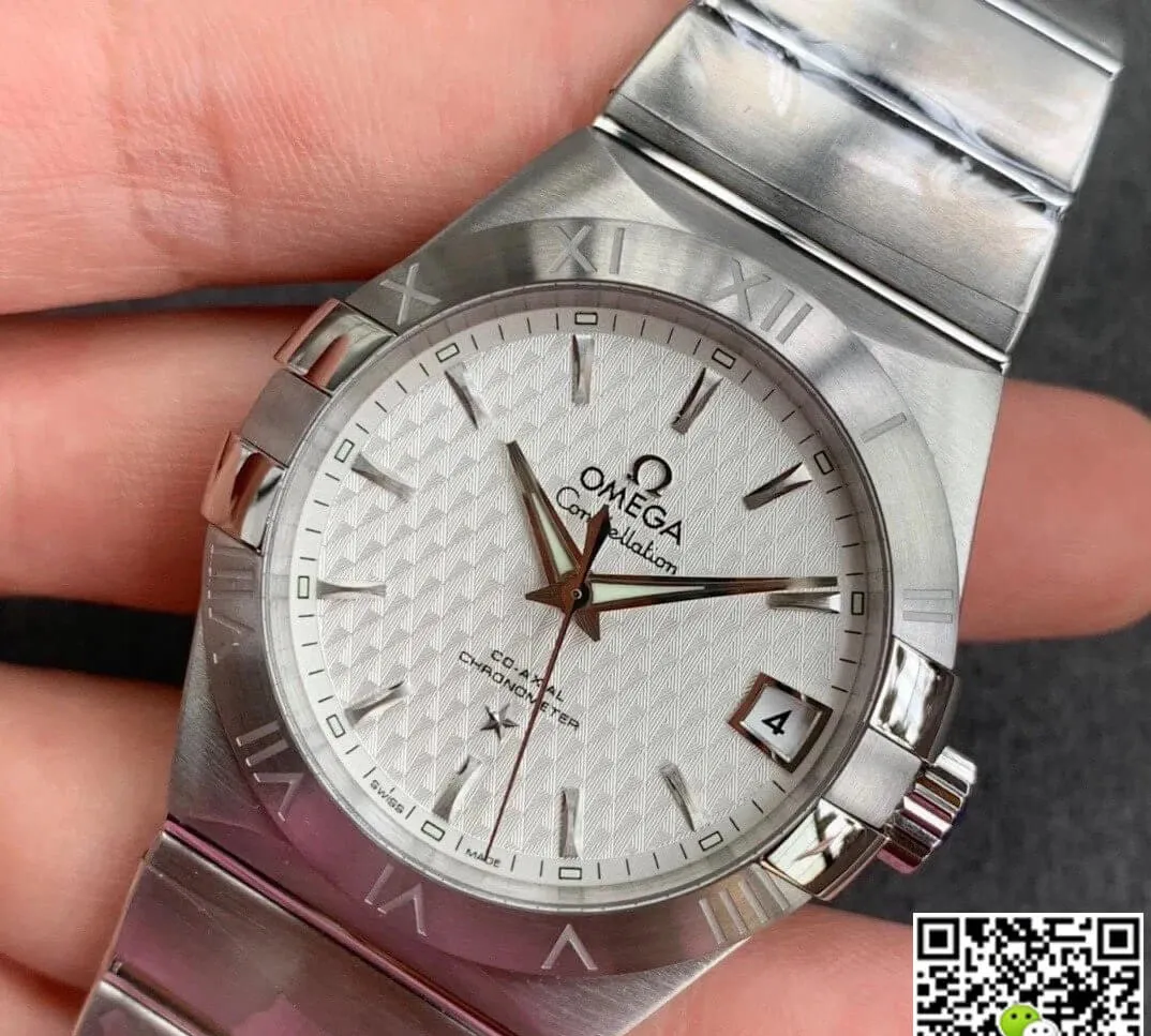 Omega Constellation 123.10.38.21.02.004 VS Factory 1:1 Best Edition Replica Watch White Dial
